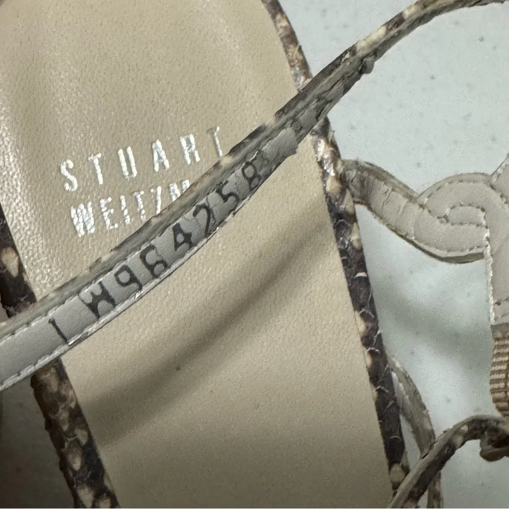Stuart Weitzman Acrobat Roccia Serpent Wedge 8.5